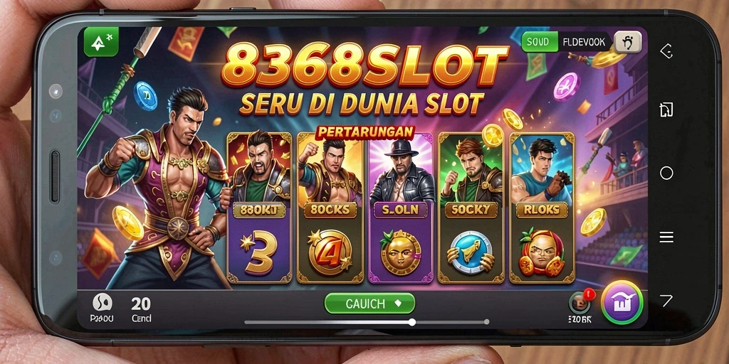 Gameplay seru 8368SLOT dengan pertarungan yang mendebarkan.