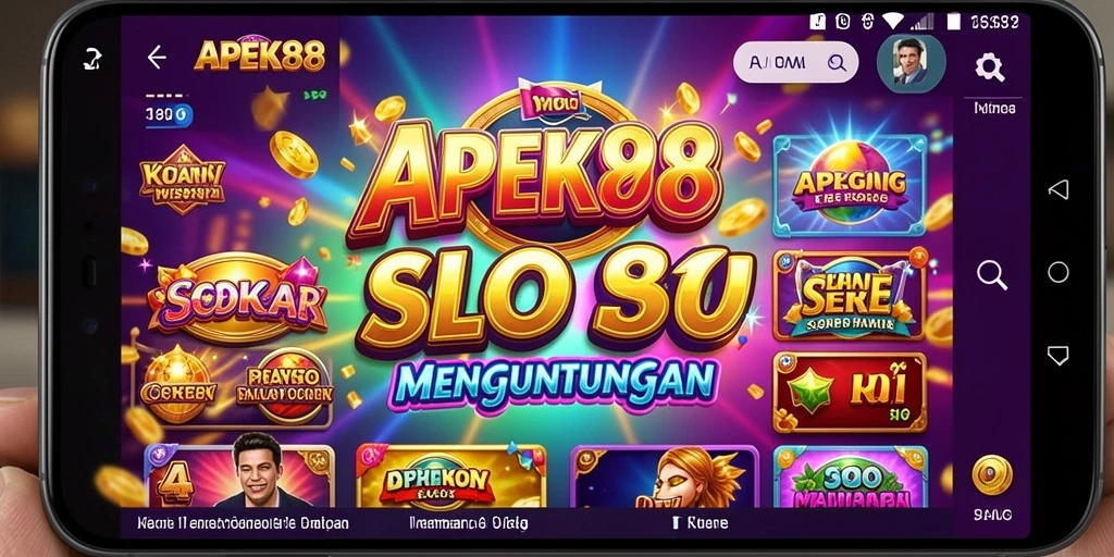 Tampilan gameplay APEK88 dengan slot yang mengasyikkan.
