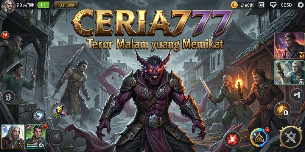 Tangkapan layar menegangkan dari gameplay Horror CERIA777 yang memikat.