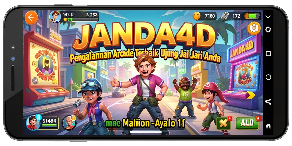 Tampilan gameplay JANDA4D yang menegangkan dan penuh aksi.