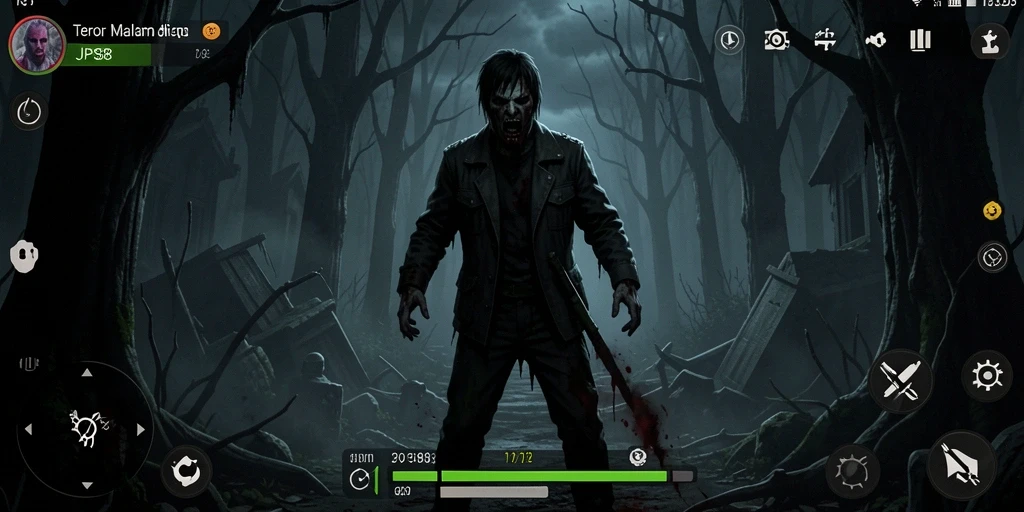 Screenshot JPS88 menampilkan suasana mencekam dalam gameplay Horror.
