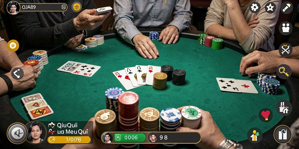 Screenshot gameplay QiuQiu yang seru di OJA89.