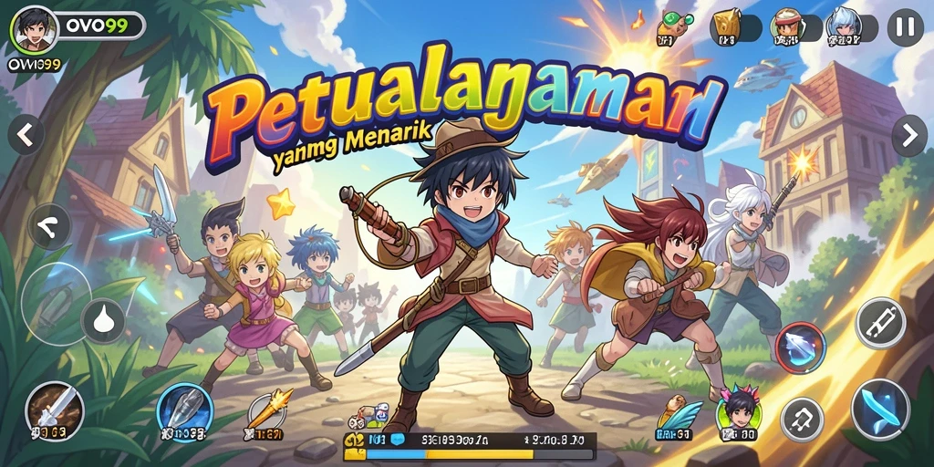 Tampilkan gameplay seru dan karakter anime yang ikonik.