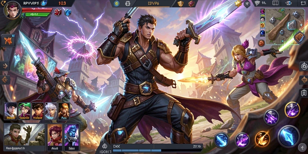 Tangkapan layar dari gameplay RPVIP6 yang seru dan dinamis.